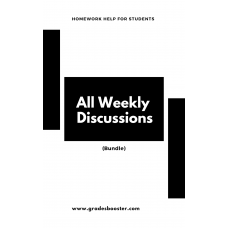 NR 360 Discussion Questions Week 1 - 8